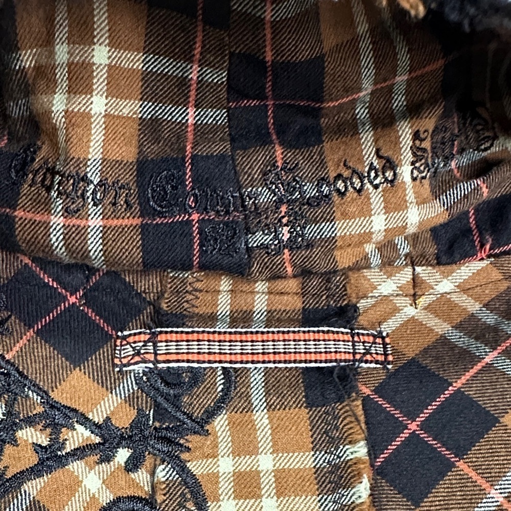 Johnny Was 3J Workshop Grammy Brand Women's Plaid Button Down Boho Shirt L - Picture 12 of 14